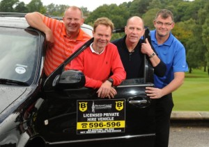 4 semi golfers