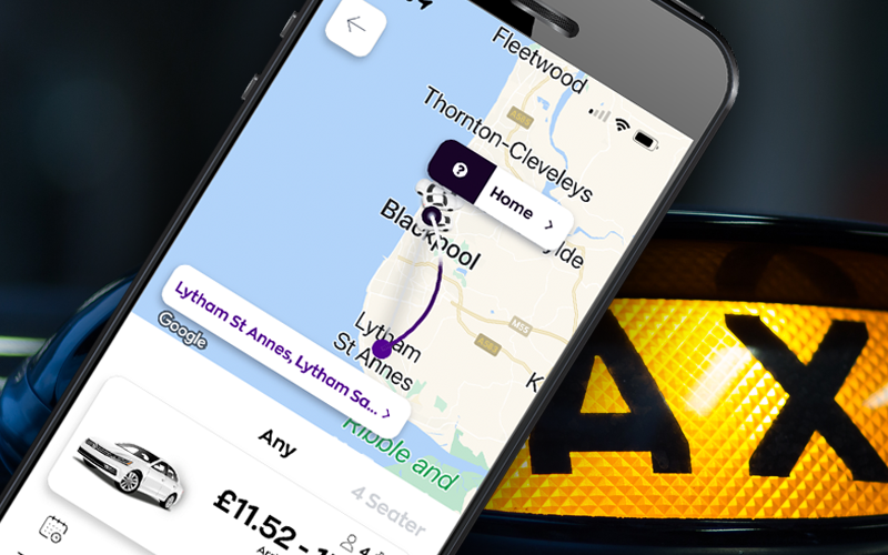 Blacktax App Blackpool Taxi Company